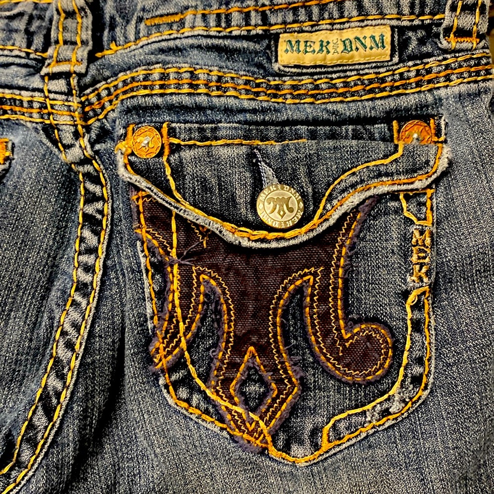 MEK DNM bootcut denim jeans, size 28